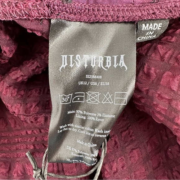 Disturbia Deep Purple Wrap Blouse - Picture 13 of 13